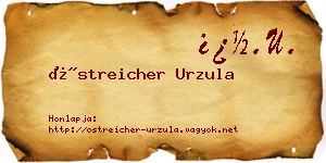 Östreicher Urzula névjegykártya